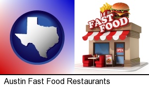 Austin, Texas - a fast food restaurant
